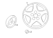 Diagram for Mitsubishi Montero Wheel Cover - MR992254