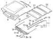Diagram for Mitsubishi Sunroof - 6190A095