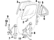 Diagram for Mitsubishi Mirage Door Seal - MR184726