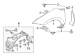 Diagram for Mitsubishi Eclipse Fender - 5220B682