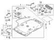 Diagram for Mitsubishi Outlander Interior Lights - 8401A009HA