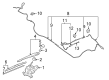 Diagram for Mitsubishi Wiper Arm - 8253A348