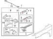Diagram for Mitsubishi Lancer Front Cross-Member - 5220D728