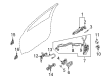 Diagram for Mitsubishi Interior Door Handle - MR987498XA