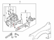Diagram for Mitsubishi Outlander Front Cross-Member - MN186259