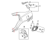 Diagram for Mitsubishi Fuel Door Hinge - MR987829