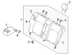 Diagram for Mitsubishi Mirage G4 Seat Covers - 6902B730HD