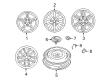 Diagram for Mitsubishi Eclipse Alloy Wheels - MN101054