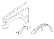 Diagram for Mitsubishi Wheelhouse - MR508126