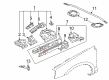 Diagram for Mitsubishi Front Cross-Member - 5220C100