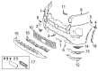 Diagram for Mitsubishi Grille - 62026W121P