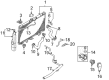 Diagram for Mitsubishi Radiator - MZ690911