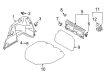 Diagram for Mitsubishi Mirage G4 Dome Light - 8432A004