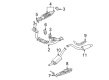 Diagram for Mitsubishi Muffler - MR481140