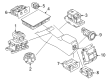 Diagram for Mitsubishi Automatic Transmission Shift Levers - 34901W441P