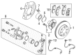 Diagram for Mitsubishi Brake Caliper - 4605B001