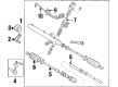 Diagram for Mitsubishi Rack & Pinion Bushing - MR197354