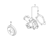 Diagram for Mitsubishi Water Pump Pulley - MN149480