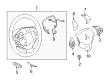 Diagram for Mitsubishi Steering Wheel - 4400A399XA
