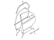 Diagram for Mitsubishi Mirage Door Seal - MR248426