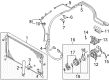 Diagram for Mitsubishi HVAC Pressure Switch - MR250683