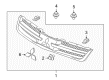 Diagram for Mitsubishi Endeavor Grille - 7450A579