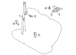 Diagram for Mitsubishi Outlander Seat Belt - 7000D540XA