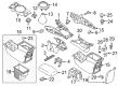 Diagram for Mitsubishi Center Console - 8011A167