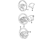 Diagram for Mitsubishi Montero Steering Wheel - MR703937