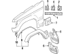 Diagram for Mitsubishi Montero Emblem - MB778137