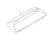 Diagram for Mitsubishi Mirage G4 Third Brake Light - 8334A181XA