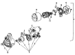 Diagram for Mitsubishi Starter Relay - MB629081