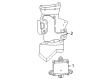 Diagram for Mitsubishi Outlander Sport Parking Assist Sensor - 8638A470