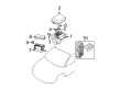 Diagram for Mitsubishi Fuel Pump Relay - MR986305