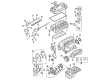 Diagram for Mitsubishi Timing Belt - MD186376