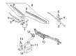 Diagram for Mitsubishi Windshield Washer Fluid Reservoir - MN169803