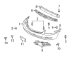 Diagram for Mitsubishi Galant Bumper Cover - 6400C626
