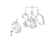 Diagram for Mitsubishi Water Pump Pulley - MD371390