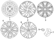 Diagram for Mitsubishi Lug Nuts - 3880A103