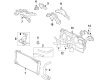 Diagram for Mitsubishi Fan Shroud - 1360A041