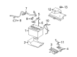 Diagram for Mitsubishi Ground Cables - 8524A401