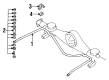 Diagram for Mitsubishi Sway Bar Bracket - MB176223