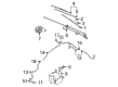 Diagram for Mitsubishi Wiper Arm - MN159405