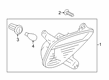 Diagram for Mitsubishi Eclipse Cross Back Up Light - 8336A159