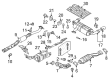 Diagram for Mitsubishi Exhaust Pipe - 1570A937
