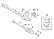 Diagram for Mitsubishi Rack And Pinion - 48001W100P