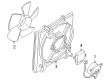 Diagram for Mitsubishi Cooling Fan Module - 1355A052