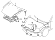 Diagram for Mitsubishi Eclipse Hood Release Cable - MR271734