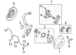 Diagram for Mitsubishi Brake Dust Shields - MB950208