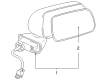 Diagram for Mitsubishi Endeavor Car Mirror - MR656353